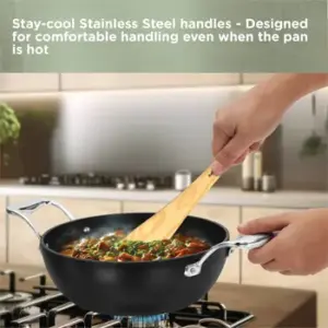 Pro Deep-Fry Pan with Stainless Steel Lid 2.5 Litre image 2