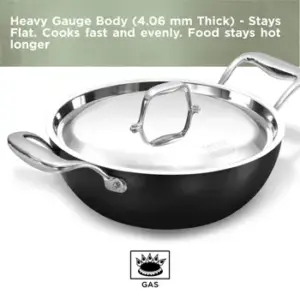 Pro Deep-Fry Pan with Stainless Steel Lid 2.5 Litre image 3