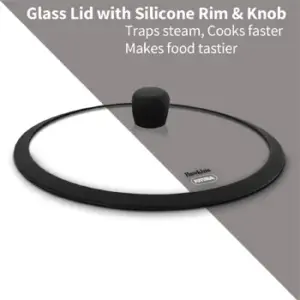 Induction Compatible SS Tri-ply Sheilded PRO Deep-Fry Pan 3.5 Litre with Glass Lid (PSNK35G) image 5