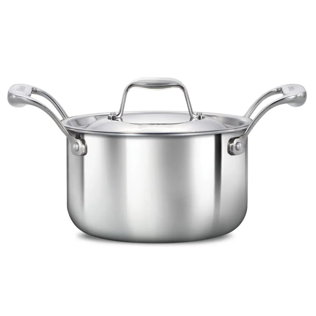 Induction Compatible SS Tri-ply PRO Stewpot 2 Litre with Stainless Steel Lid (PSST20S) — Bihari Di Hatti