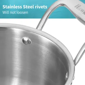 Induction Compatible SS Tri-ply PRO Stewpot 2 Litre with Stainless Steel Lid (PSST20S) image 4