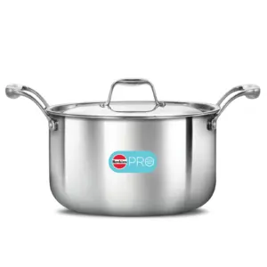 Induction Compatible SS Tri-ply PRO Stewpot 5 Litre with Stainless Steel Lid (PSST50S) image 7