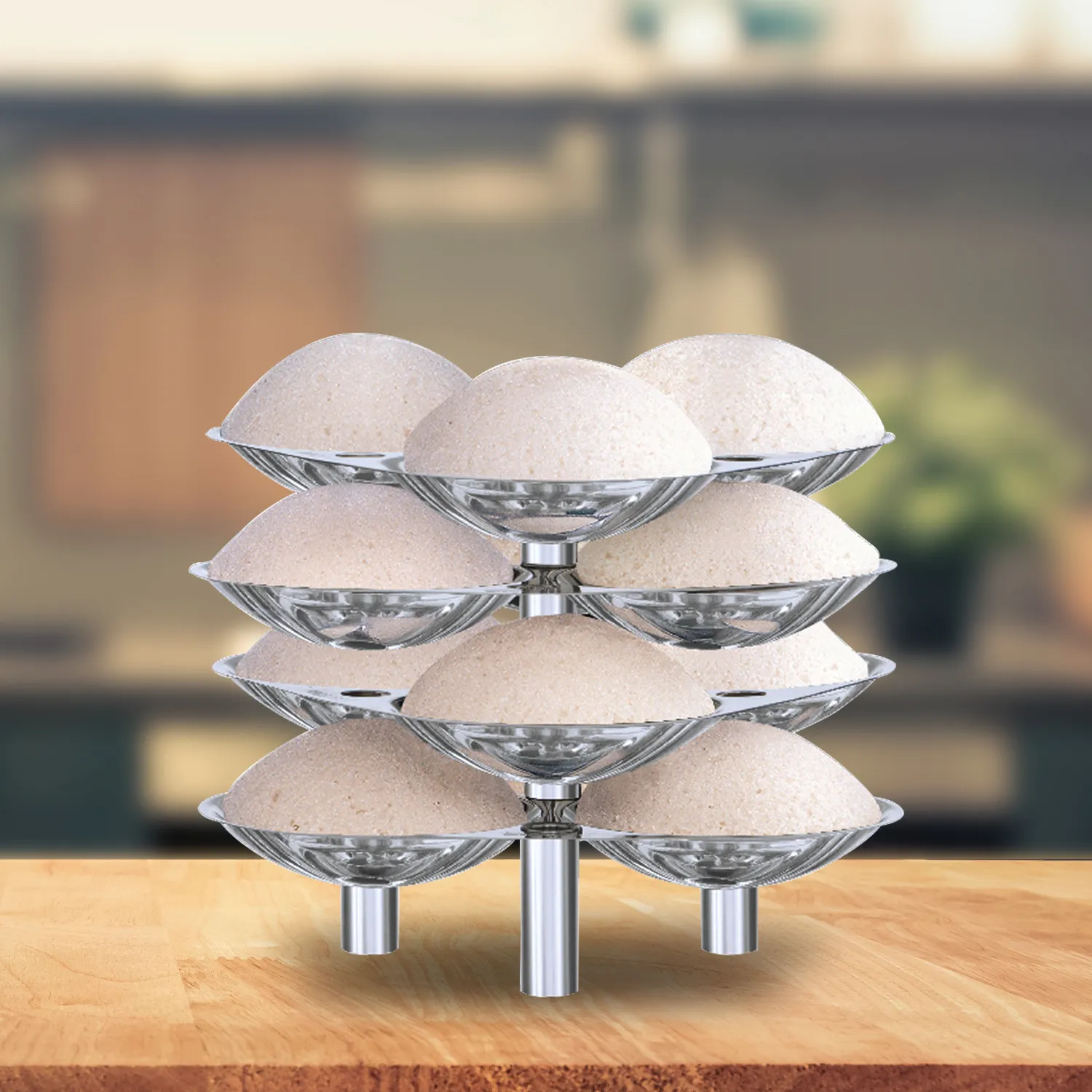 Hawkins Stainless Steel Idli Stand – 12 Large Idlis