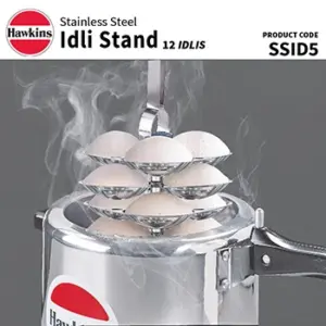 Hawkins Stainless Steel Idli Stand – 12 Large Idlis image 5