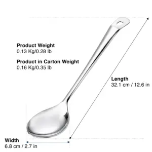 Hawkins Stainless Steel Stir-Fry Spatula, Heavy Gauge Food Grade Stainless Steel, Long Ergonomic Handle, Ideal for Stirring, Mixing & Cooking (SSPTSF) image 5