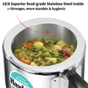 Hawkins Classic Tri-Ply Stainless Steel 2 Litre (SSTCL20) image 4