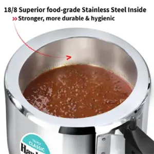 Hawkins Classic Tri-Ply Stainless Steel 3 Litre Tall (SSTCL3T) image 3
