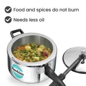 Hawkins Triply 4L Classic Pressure Cooker SSTCL40, Silver image 4