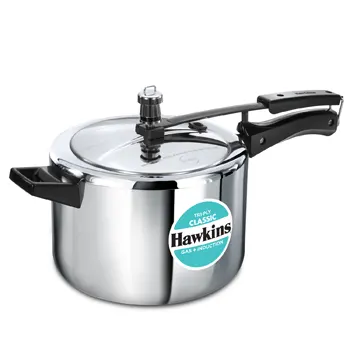 Hawkins Classic 5 L Tri-Ply Pressure Cooker – Gas & Induction — Bihari Di Hatti