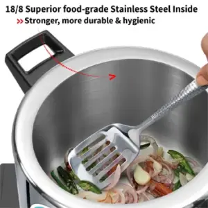 Hawkins Classic 5 L Tri-Ply Pressure Cooker – Gas & Induction image 4
