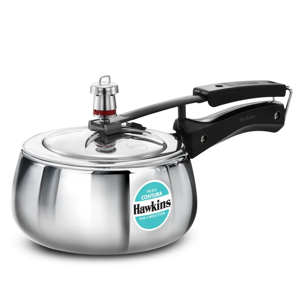 Hawkins Contura Tri-Ply Stainless Steel 2 Litre (SSTCO20) — Bihari Di Hatti