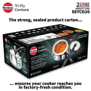 Hawkins Contura Tri-Ply Stainless Steel 2 Litre (SSTCO20) image 6