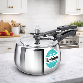 Hawkins Contura Tri-Ply Stainless Steel 3 Litre (SSTCO30) — Bihari Di Hatti
