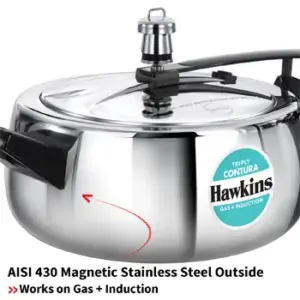 Hawkins Contura Tri-Ply Stainless Steel 3.5 Litre (SSTCO35) image 5