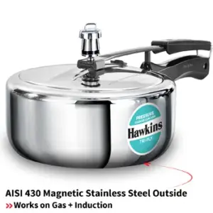 Hawkins 3L Tri-Ply Stainless Steel Pressure Cooker Pan image 6
