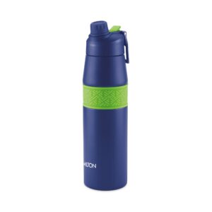 Milton Super Twin Thermosteel Water Bottle | Double-Wall Vacuum Insulated, Hot & Cold, Leak-Proof & BPA-Free - Aura Blue, 915 ml