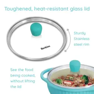 Aqua Baby Casserole 1.25 Litre with Glass Lid (UBC125G) image 3