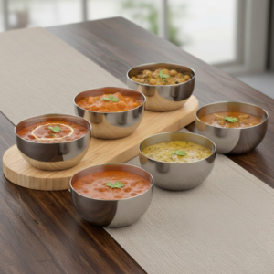 Vinod Steel Two Tone Bowl, Set of 4, 100ml in Adarsh Nagar