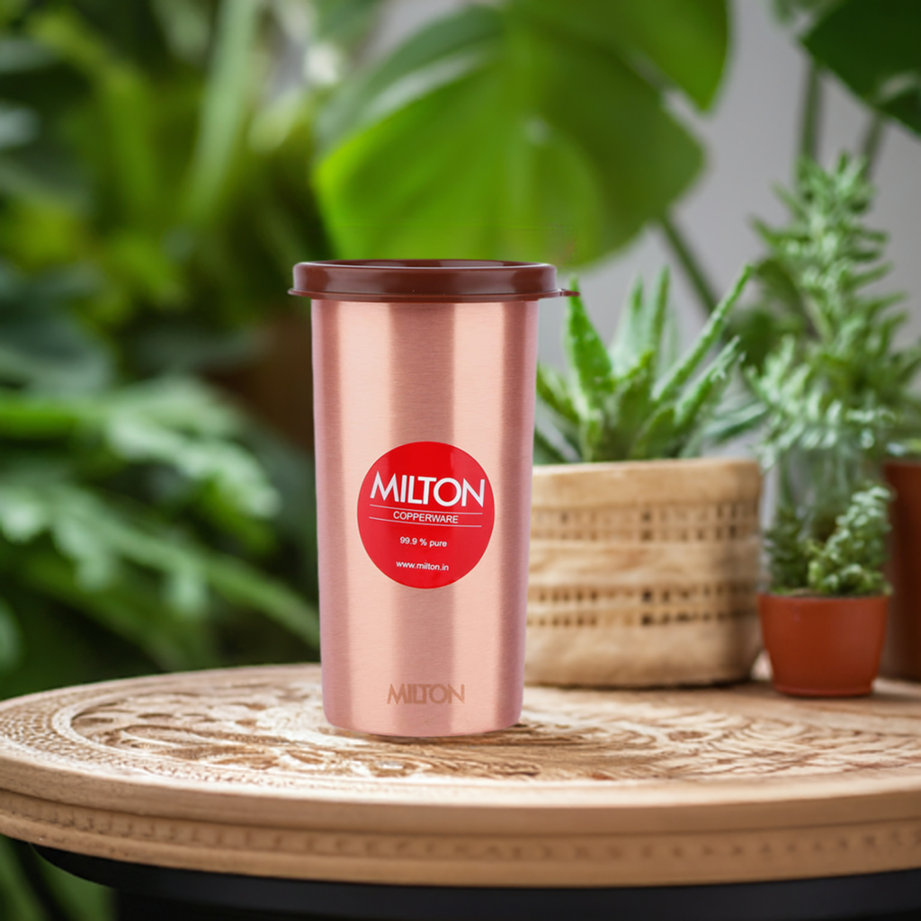Milton Copper Tumbler — Bihari Bartan Bhandar