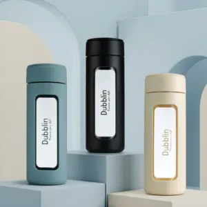 Dubblin Leo 460ml Water Bottle - Black
