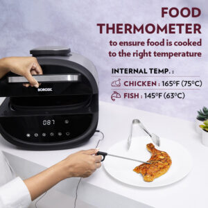 Borosil BestDigi 6.1L XL Digital Air Fryer, Touch Control image 9