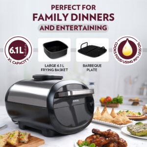 Borosil BestDigi 6.1L XL Digital Air Fryer, Touch Control image 8