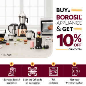 Borosil BestDigi 6.1L XL Digital Air Fryer, Touch Control image 5