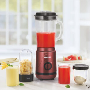 Borosil Nutrifresh NB05 Juicer Mixer Grinder, Maroon image 2