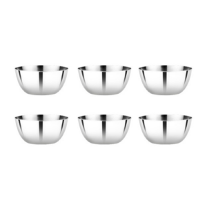 Vinod Steel Two Tone Bowl, Set of 4, 100ml image 9