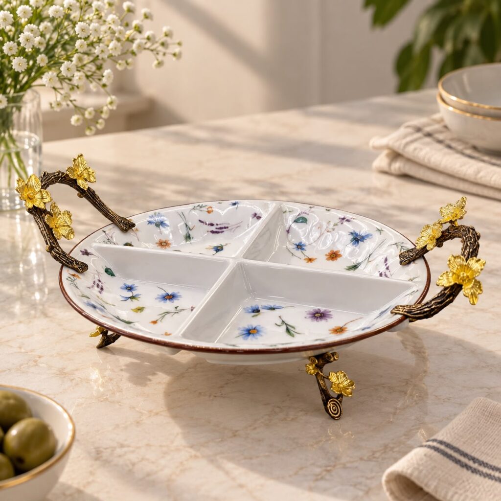 Jardin Papillon Partition Centrepiece — Bihari Bartan Bhandar