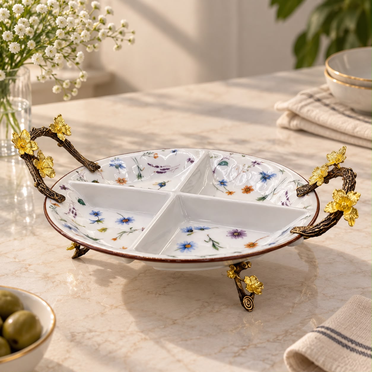 Jardin Papillon Partition Centrepiece