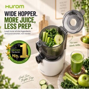 Hurom E50st Slow Juicer, 44 RPM, 10 Year Warranty image 4