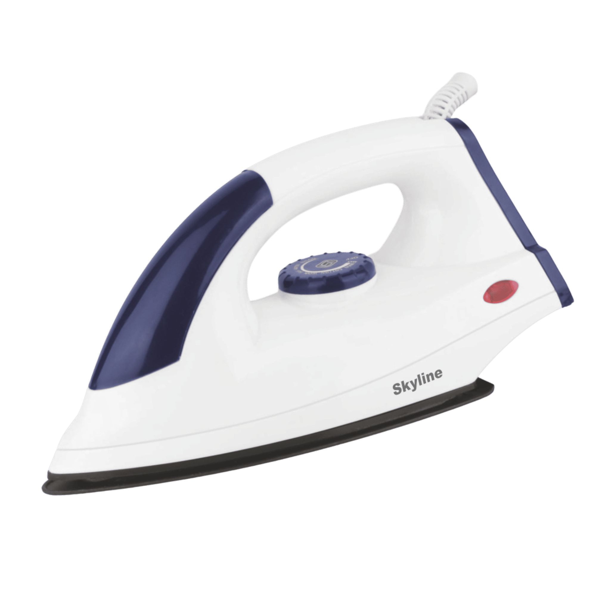 Skyline Dry Iron, 1000W Quick Heating | Non-Stick Easy-Glide Soleplate, Lightweight with Comfort Grip | 1 Year Warranty
