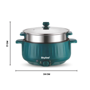 Skyline Momos & Multi Maker, 800W | Steam Momos & Idli, Cook Pancakes, Dumplings & More | 1 Year Warranty image 4