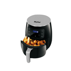 Skyline Digital Air Fryer, 5.2L 2000W | 85% Less Oil, 8 Presets, Digital Touch & LED | Family-Size Healthy Cooking | 1 Year Warranty