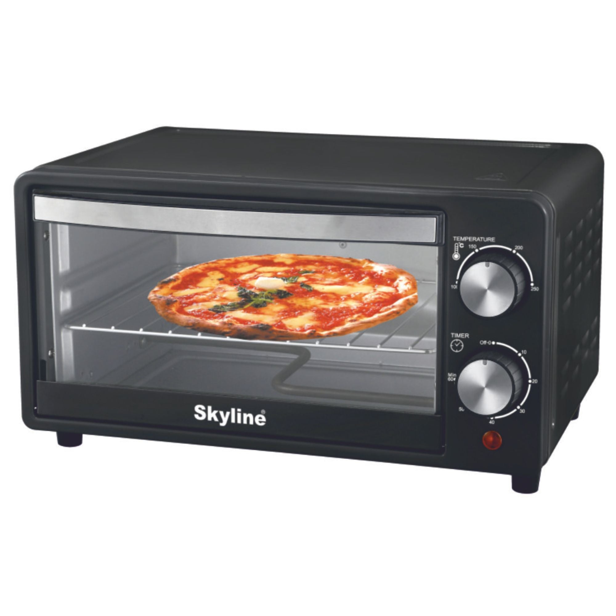 Skyline 12L Oven Toaster Griller (OTG), 1000W | Bake, Toast & Grill with Quartz Heating | 15-Min Timer & Bell | 1 Year Warranty