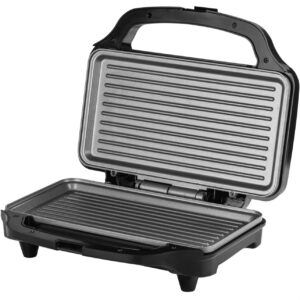 Russell Hobbs RST900GRXL 900W 2 Slice Grill Sandwich Maker | Electric Toaster Griller Large with Deep-Filled Plate | Non-Stick Coating | Cool-Touch Handle | Power Indicators | 2-Year Warranty, Black image 6