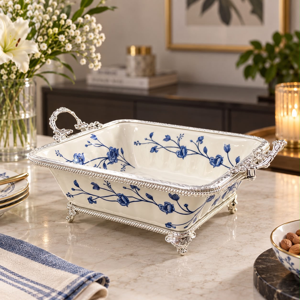 Devnow Heritage Estate Porcelain Large Centrepiece