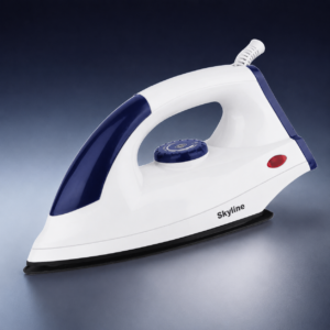 Skyline Dry Iron, 1000W Quick Heating | Non-Stick Easy-Glide Soleplate, Lightweight with Comfort Grip | 1 Year Warranty image 3